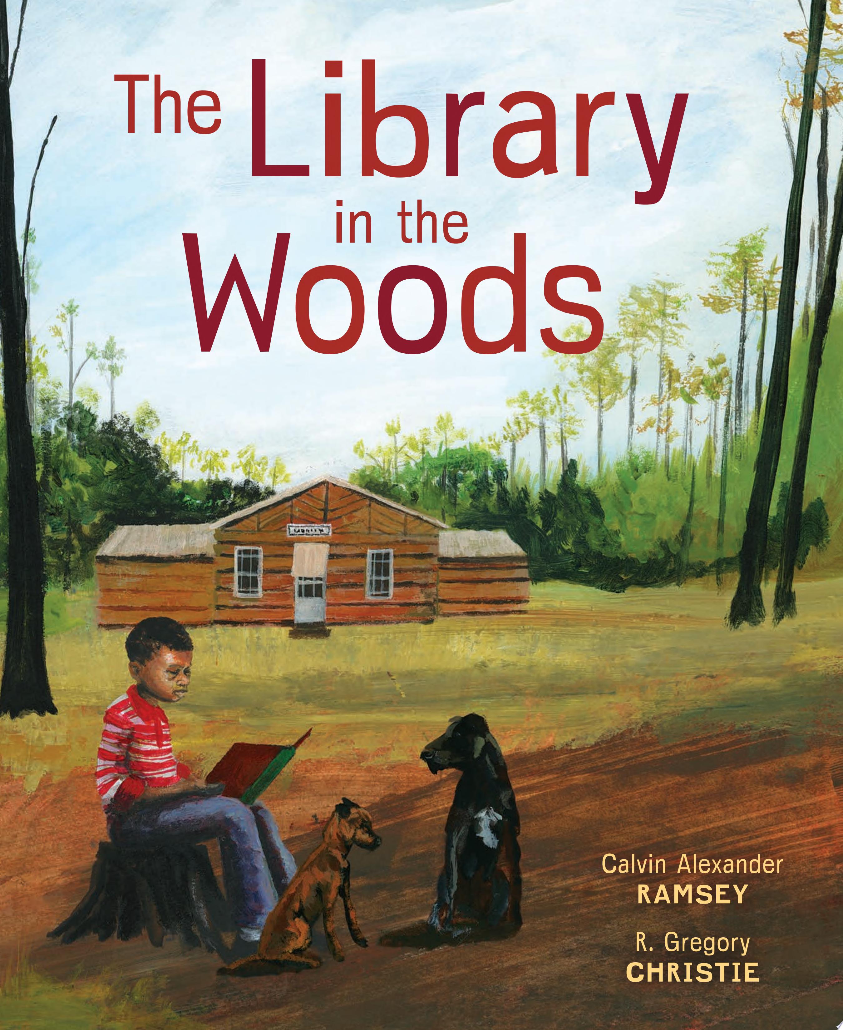book cover for "The Library in the Woods"