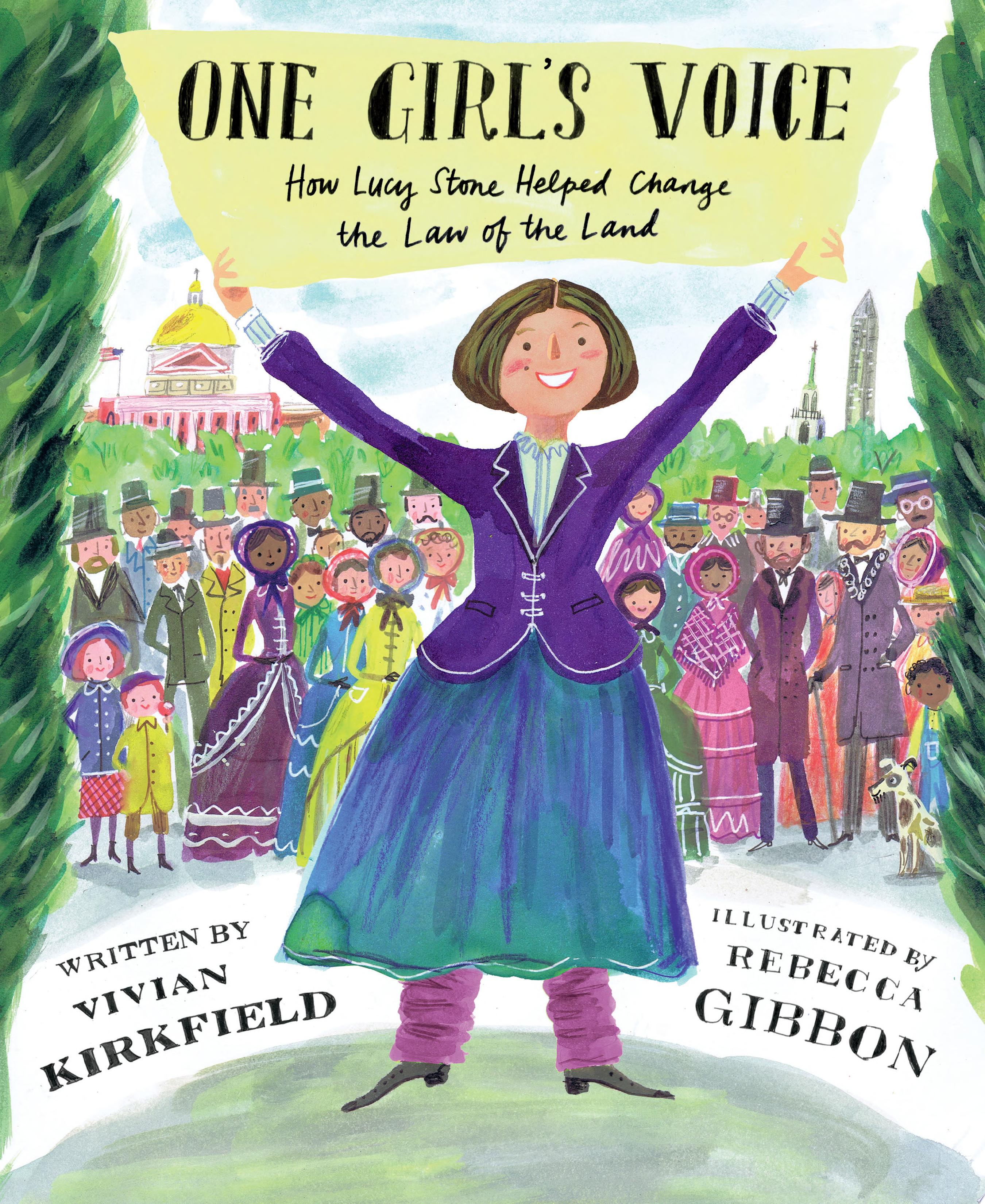 book cover for "One Girl's Voice"