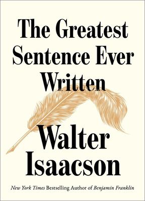 image of "The Greatest Sentence Ever Written" book cover