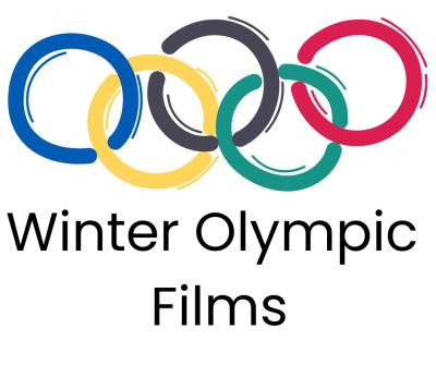 Olympic rings of interlocked circles in blue, black, red, yellow, and green