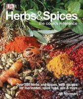 Book cover of the book Herbs and Spices with an image of many spices in piles