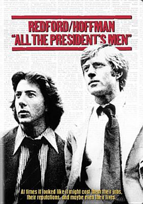 All the President's Men dvd cover; two men in suits looking off to the side
