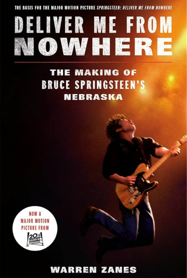 Deliver Me From Nowhere dvd cover showing a musician playing a guitar while jumping in the air