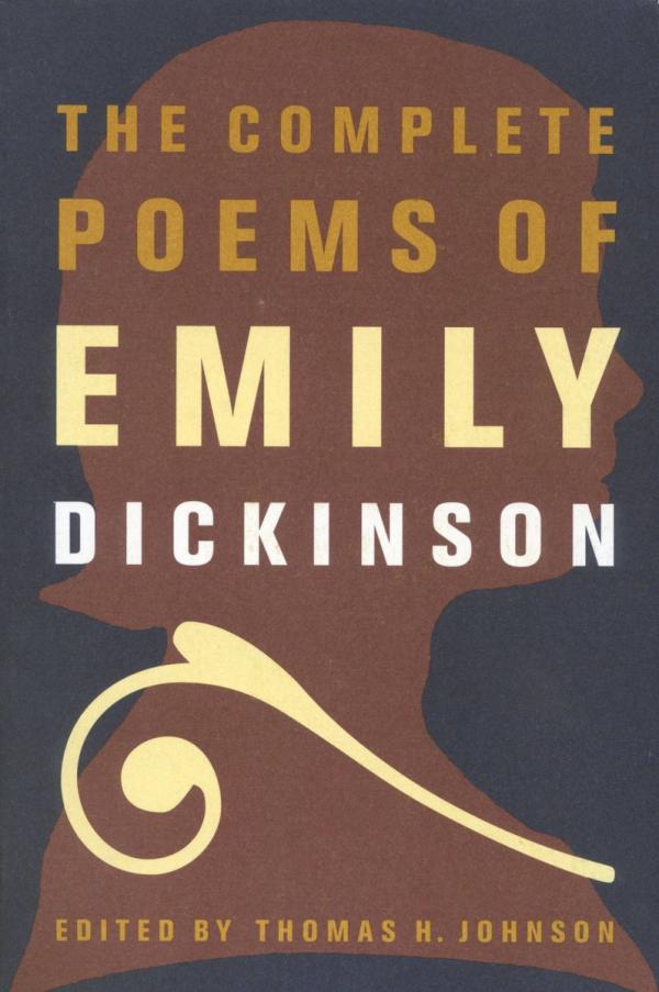 book cover for "the complete poems of emily dickinson"