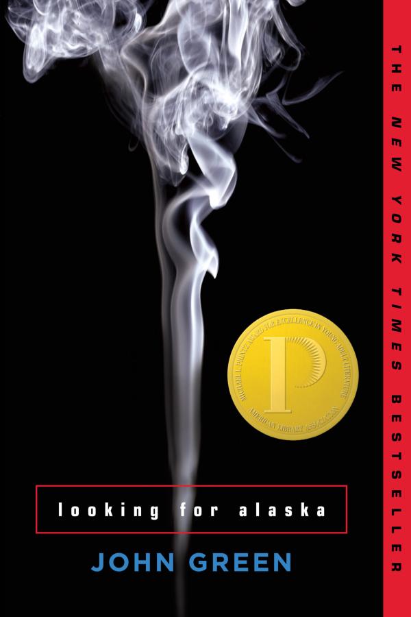 book cover for "Looking for Alaska" by John Green