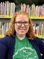 portrait of Rachel, a staff member at KCKPL South Branch Library
