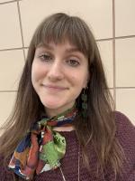 portrait of Meg, a youth services associate at KCKPL Main library