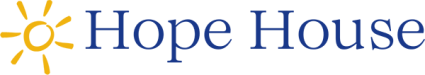 Hope House logo with sun graphic