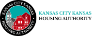 logo and graphic for Kansas City Kansas Housing authority