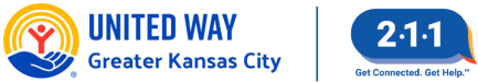 logo for united way greater kansas city and 211 hotline