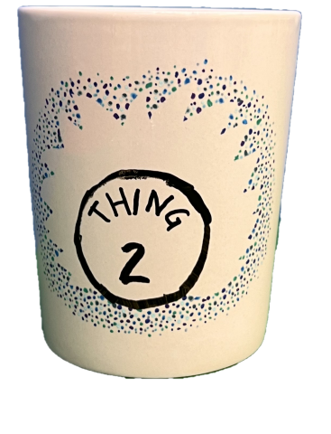 mug with Dr. Seuss theme