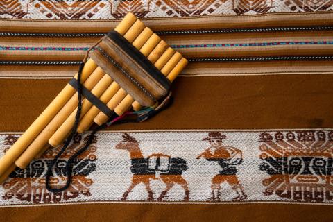 Musical instrument and textile 