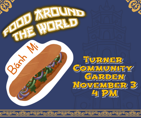 A clipart picture of a tasty Vietnamese Banh Mi sandwich for our Food around the world program. 