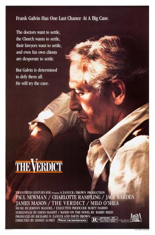 Poster for the film The Verdict