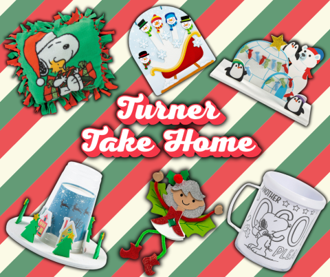 A picture for crafts that are No Sew Snoopy Pillow, Holiday Fairy, 3D Decorating Igloo Scene, Cocoa Mug, Handprint Snowman Sleigh, and Christmas Scene.