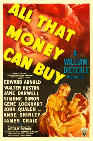 Poster for the film All That Money Can Buy