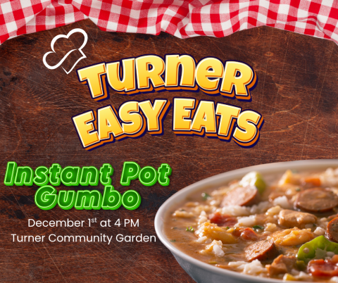 A picture of a bowl of gumbo for our Turner Easy Eats Instant Pot tutorial.