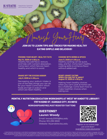 K-State Extension Services Flyer for HaPp program