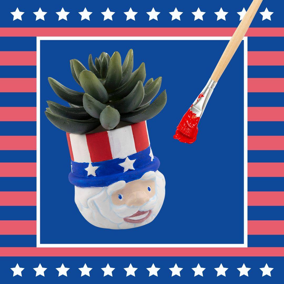 An example of the ceramic planter