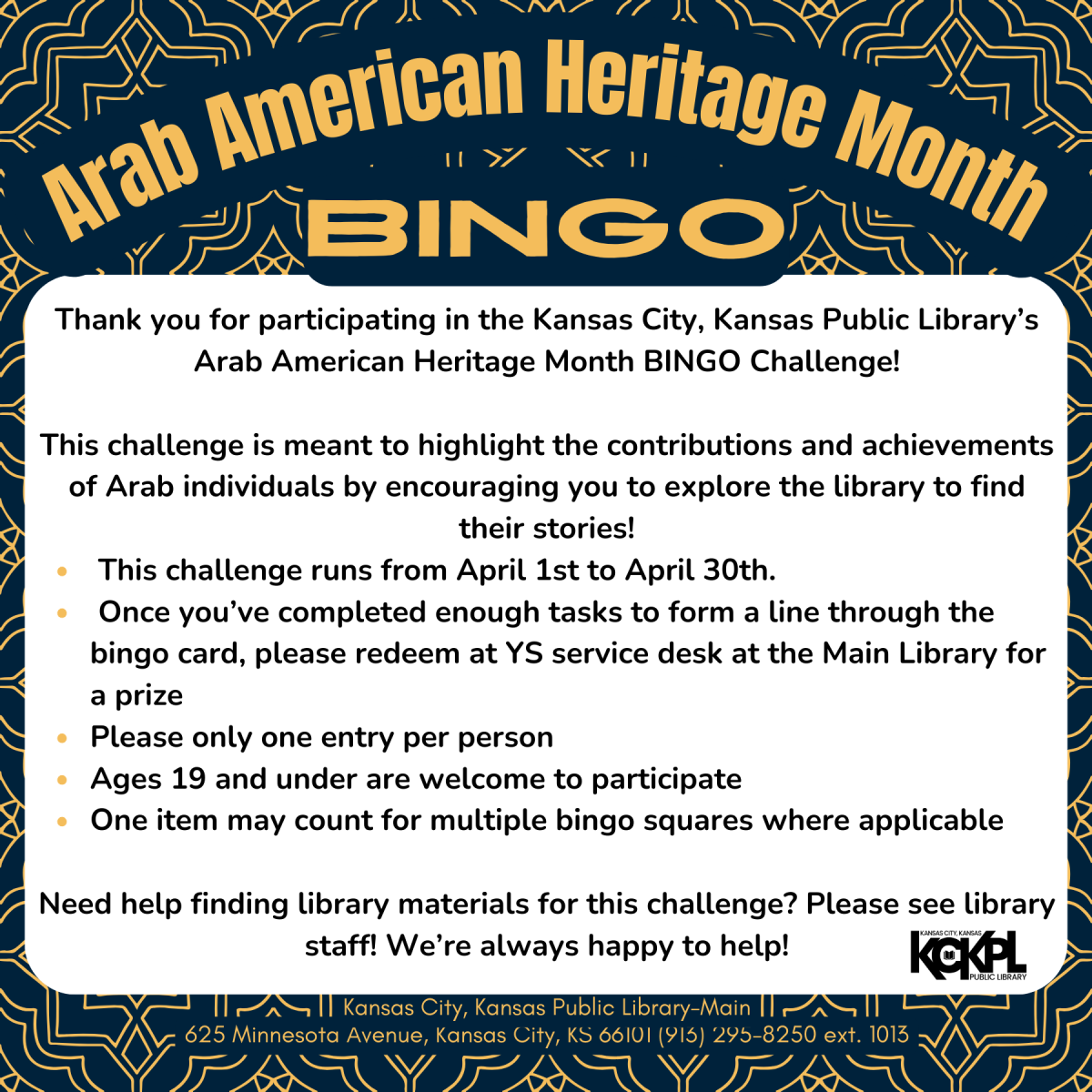 Photo shows instruction for the bingo.