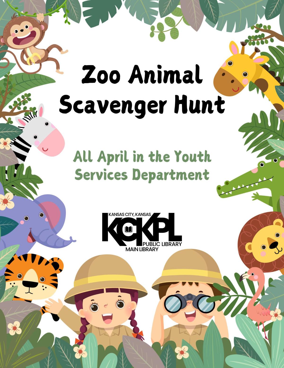 zoo animal scavenger hunt animals and kids smiling