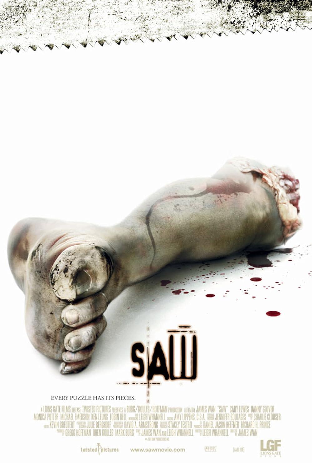 Poster for the film Saw