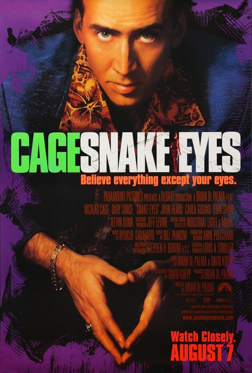 Poster for the film Snake Eyes