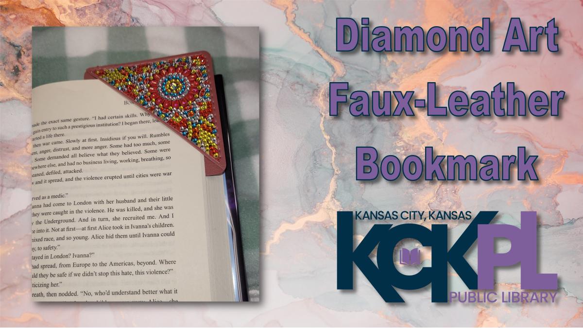 diamond art bookmark