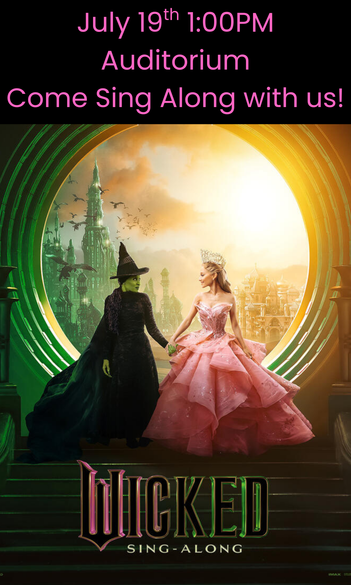 Wicked Singalong Poster 